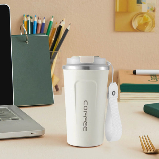 ⚡ Flash Deals! Insulated Water Bottles 510Ml Stainless Vacuum Insulated Coffee Travel Mug Spill Proof Design with Lid for Keeping Hot/Iced Coffee Tea and Portable Beverage Container